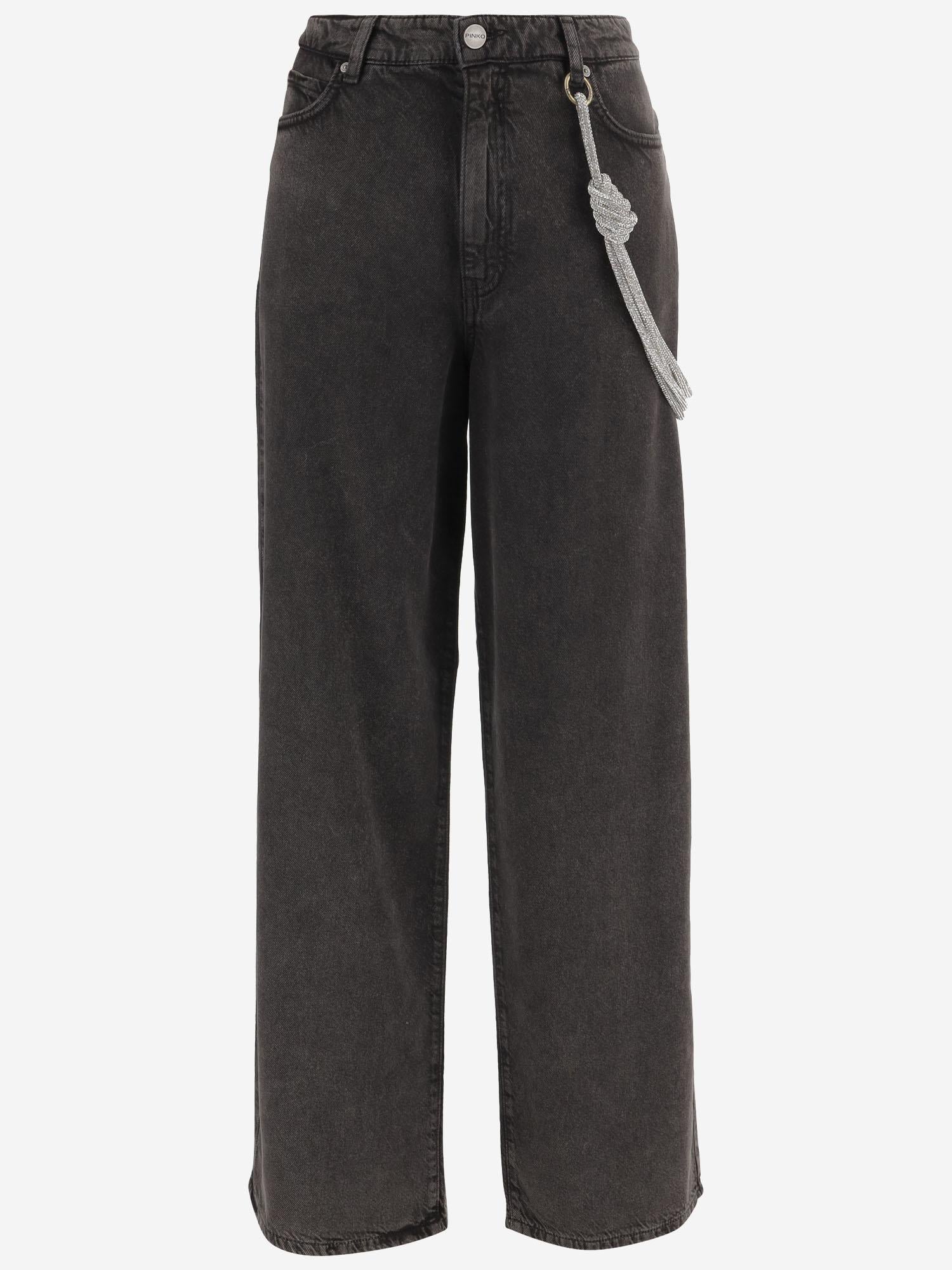 PANTALONI LAURYN IN LYOCELL E COTONE 104601 A33RZ99 PINKO 