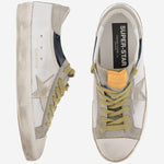 SUPERSTAR DOUBLE UPPER AND CAP GMF00841 F00749012275 GOLDEN GOOSE 