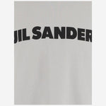 T-SHIRT IN JERSEY DI COTONE CON LOGO J54GC0011 J45148058 JIL SANDER 