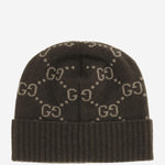 Beanie in jacquard di cashmere GG 811392 4GABX2579 GUCCI 
