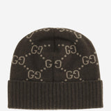 Beanie in jacquard di cashmere GG 811392 4GABX2579 GUCCI 