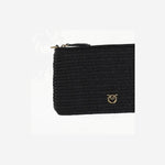 Borsa piatta a tracolla in rafia 104277 A2CFZ99Q PINKO 