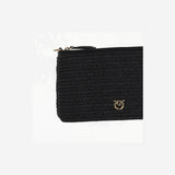 Borsa piatta a tracolla in rafia 104277 A2CFZ99Q PINKO 