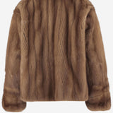 PELLICCIA DI VISONE MINK NATURALHONEY IACOPA 