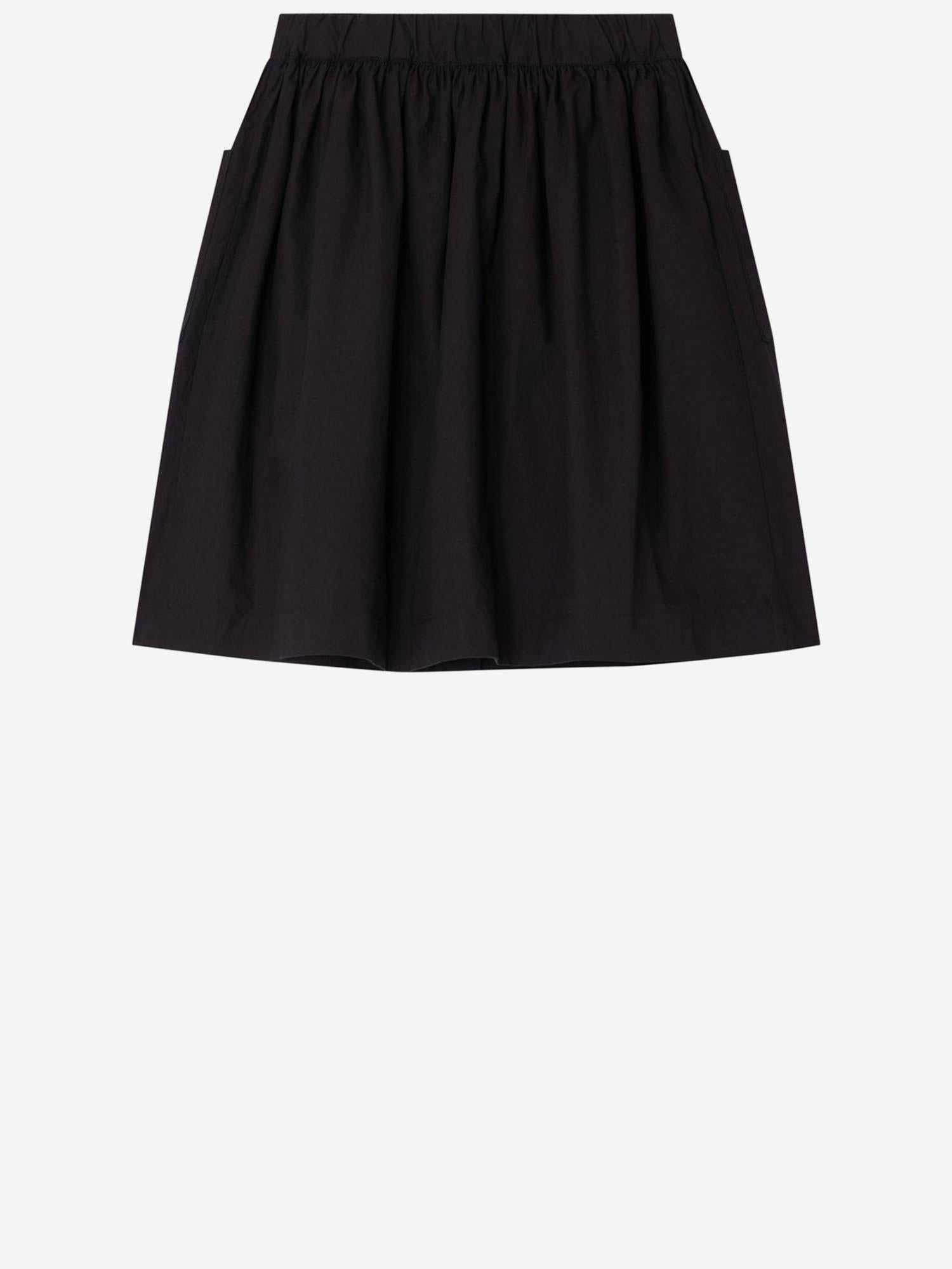 GONNA IN COTONE CON TASCHE RICAMATE S06GSKW00006 199A BONPOINT KIDS 