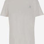 T-SHIRT IN COTONE CON LOGO GWP01220 P00059480185 GOLDEN GOOSE 