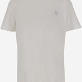 T-SHIRT IN COTONE CON LOGO GWP01220 P00059480185 GOLDEN GOOSE 