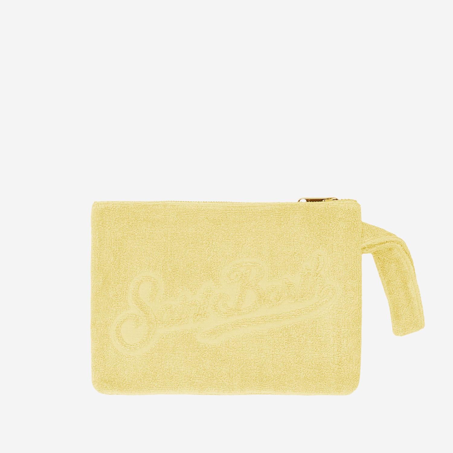 POCHETTE IN COTONE CON LOGO PARE0003 00409L MC2 SAINT BARTH 