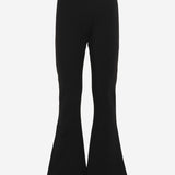 PANTALONI FLARED IN COTONE STRETCH CON LOGO S6MSJGPA071 11088 MSGM KIDS 