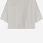 T-shirt corta in jersey di cotone 840748 V4N509071 BOTTEGA VENETA 