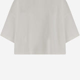 T-shirt corta in jersey di cotone 840748 V4N509071 BOTTEGA VENETA 
