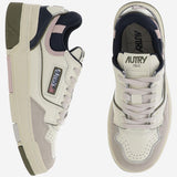 SNEAKERS CLC LOW IN SUEDE E MESH ROLWMC07 WHTBLUENIGHT AUTRY 