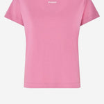 T-SHIRT BASICO IN COTONE CON LOGO 100373 A34FQ48 PINKO 