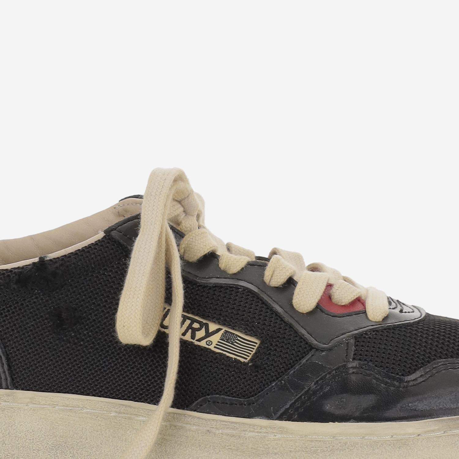 MEDALIST LOW SUPER VINTAGE AVLMKH01 MESHLEABLKBLK AUTRY 