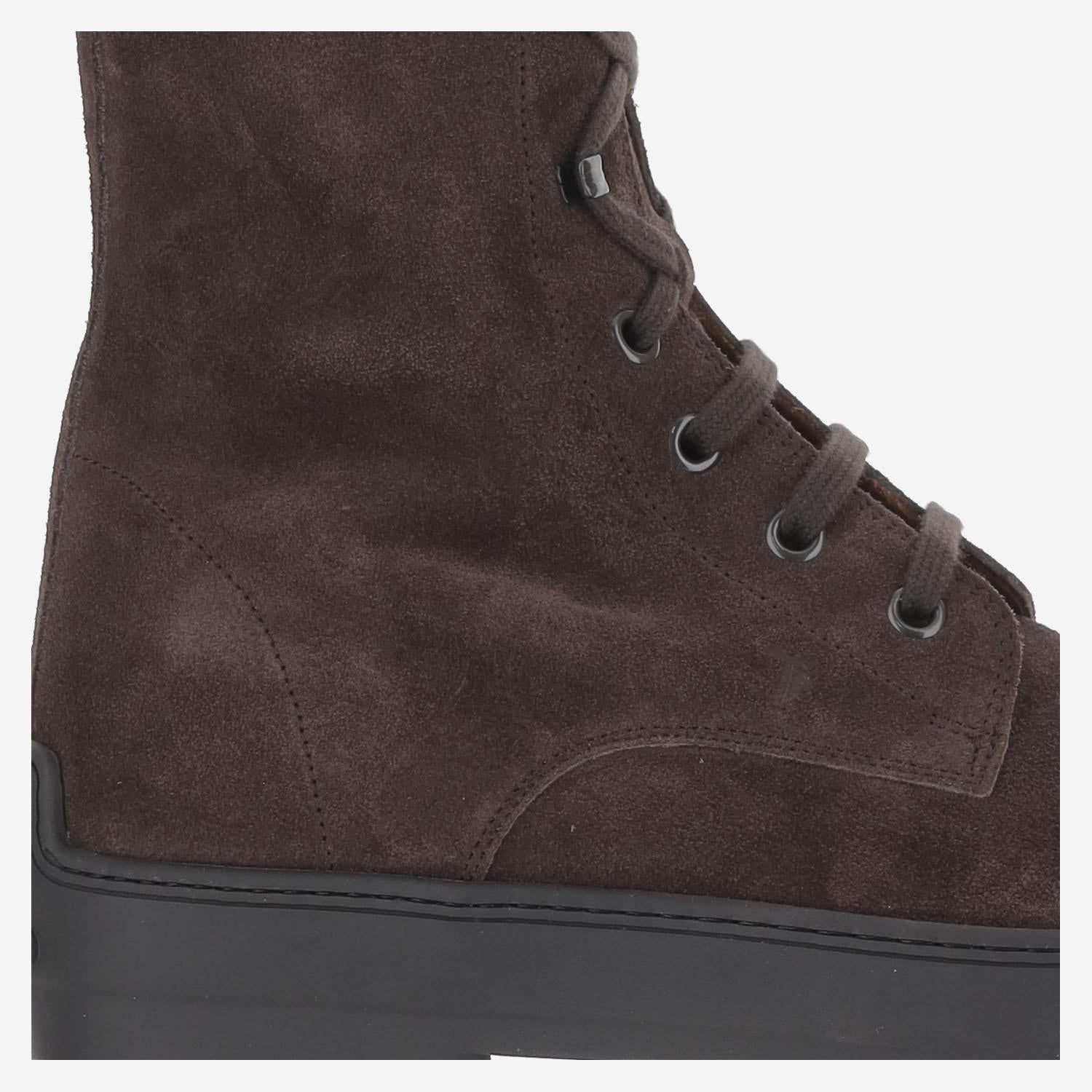 Stivaletto winter con lacci in SUEDE XXW84L0JU70RE0 S808 TODS 