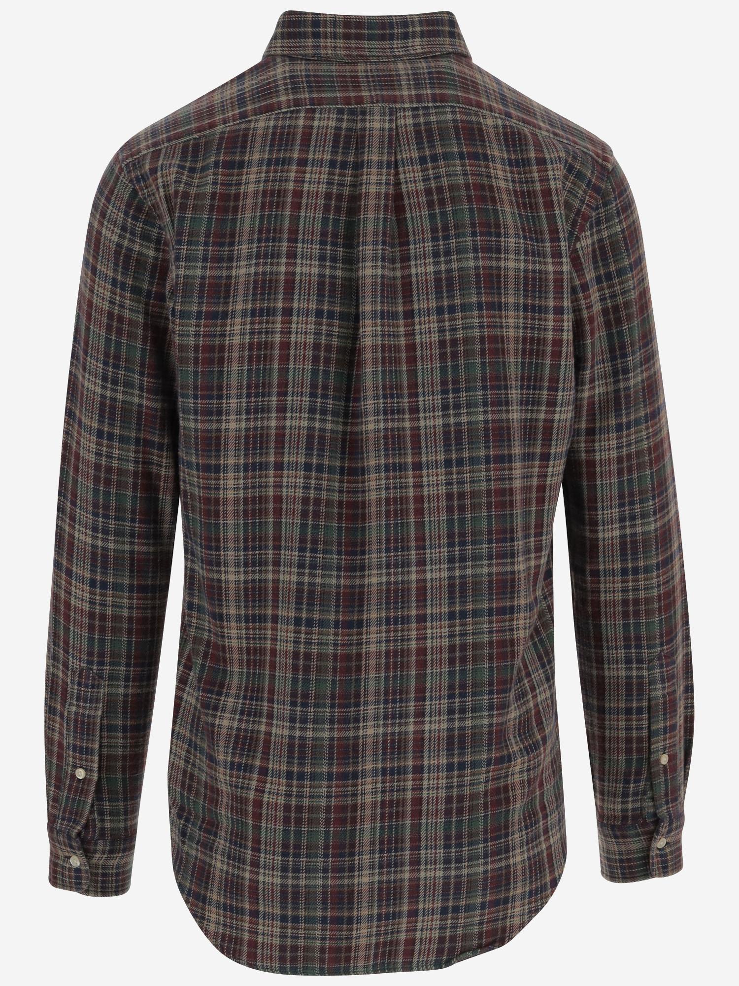 CAMICIA IN COTONE CON MOTIVO CHECK 710953355 004 POLO RALPH LAUREN 