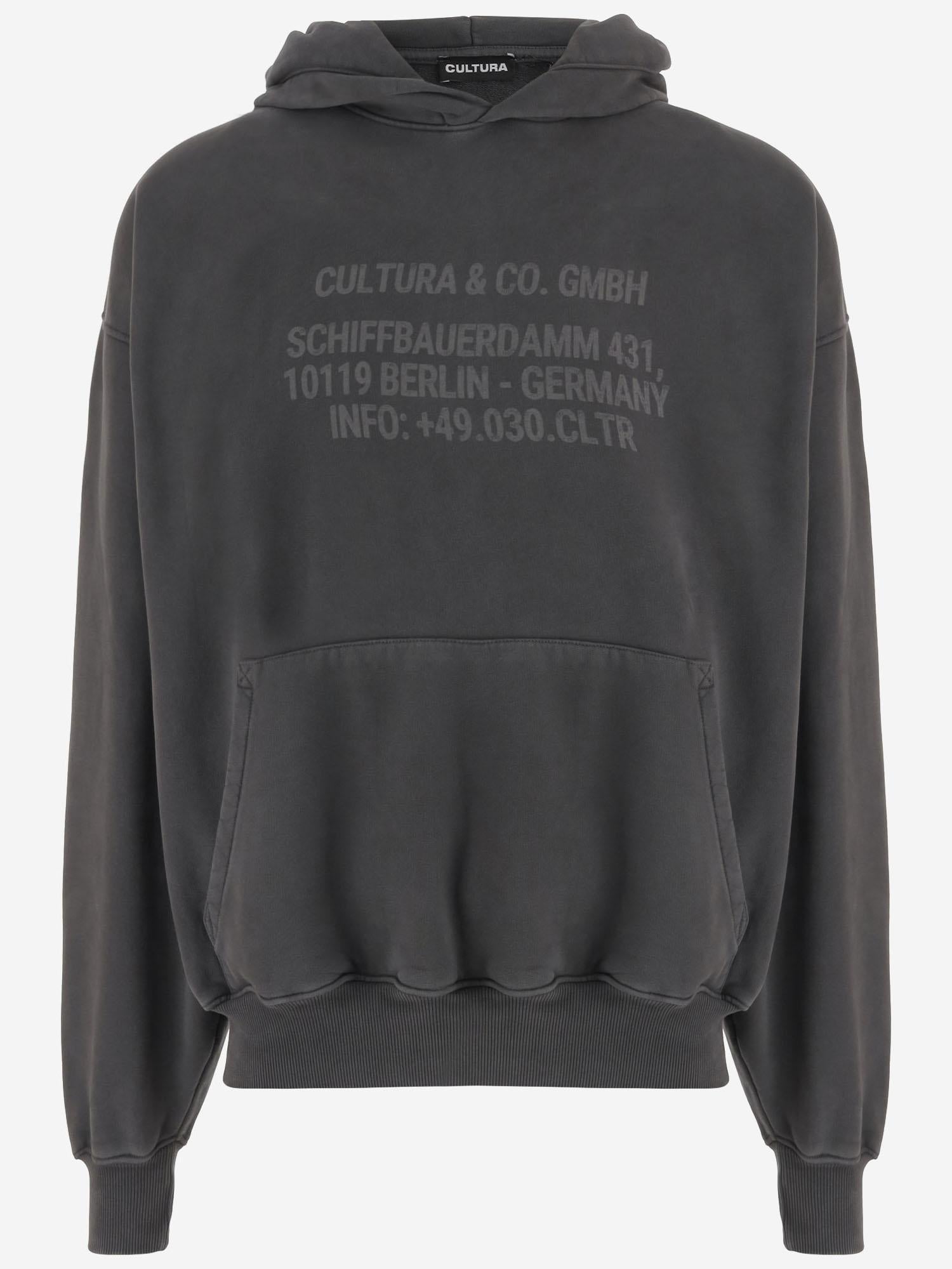 FELPA IN COTONE CON LOGO K004  CULTURA 