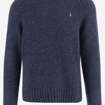 MAGLIONE IN MISTO LANA CON LOGO RICAMATO 710982142 001 POLO RALPH LAUREN 