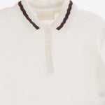 ABITO IN COTONE STRETCH CON NASTRO WEB 852838 XJHRS9024 GUCCI KIDS 