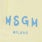 PANTALONCINI LOGATI IN COTONE S6MSJGSH066 MS075 MSGM KIDS 