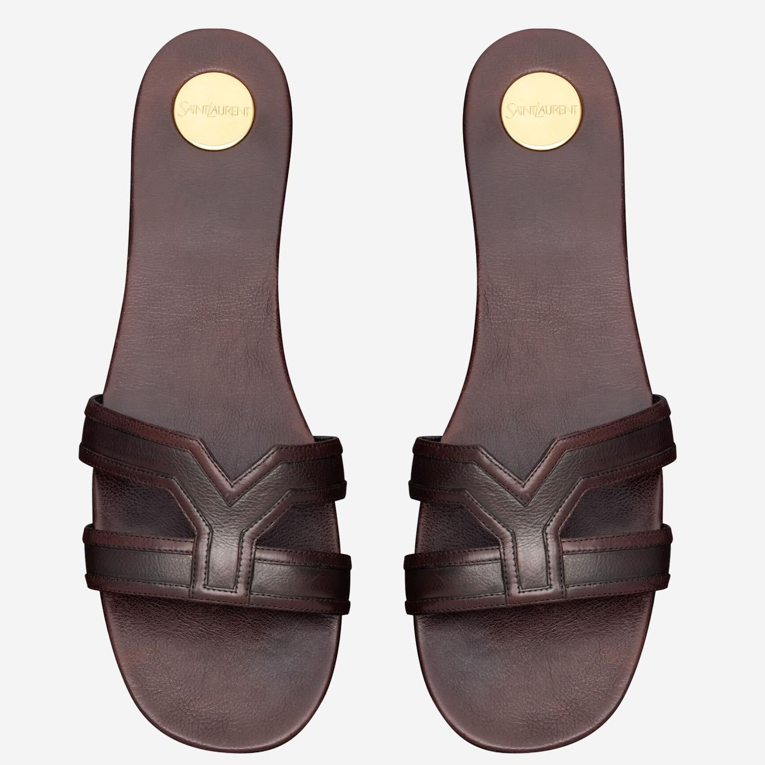 SANDALI MABROUKA in pelle 861853 25V002128 SAINT LAURENT 