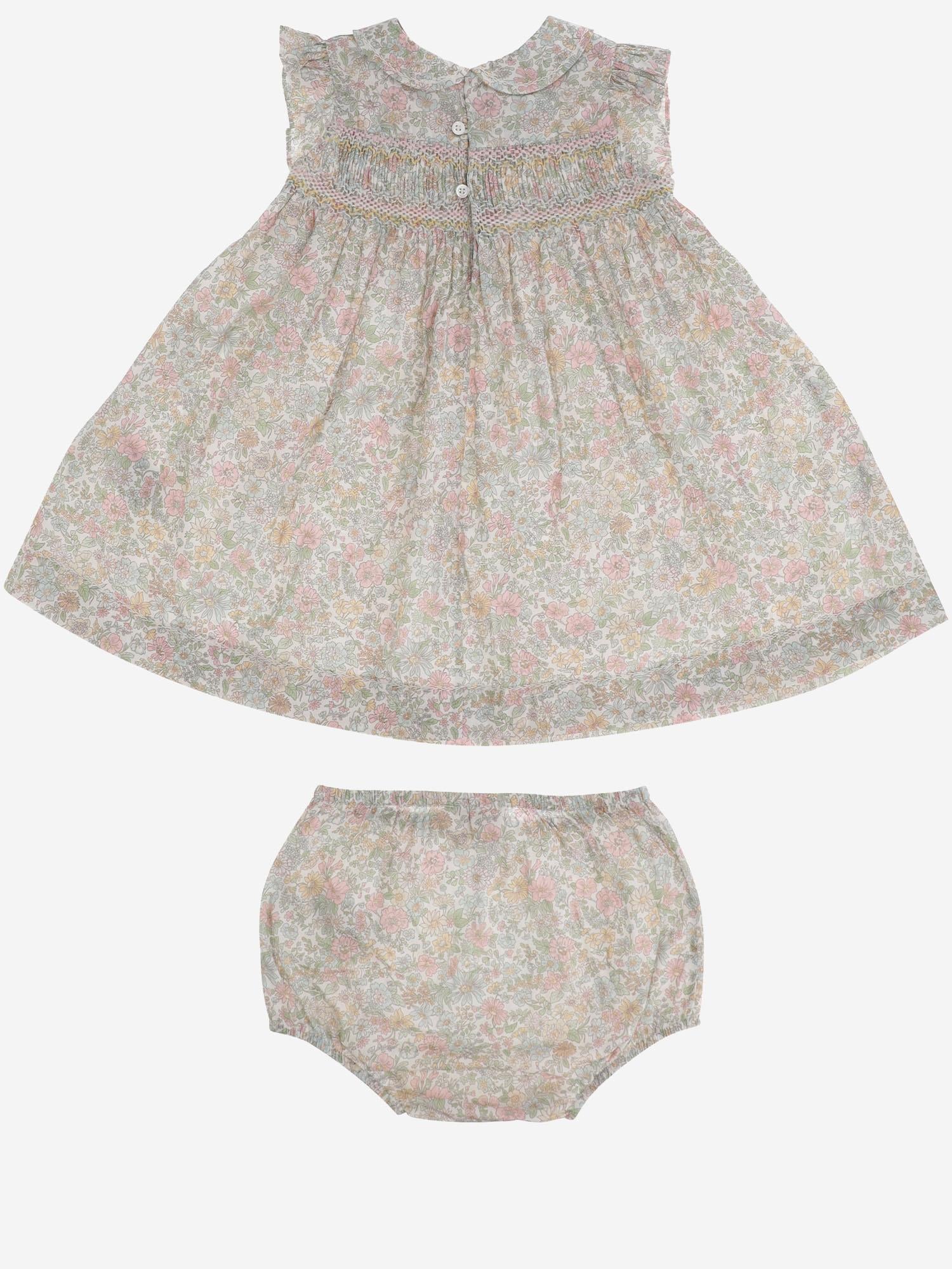 Set abito Eleanore in cotone S05XDRW00004 523B BONPOINT KIDS 