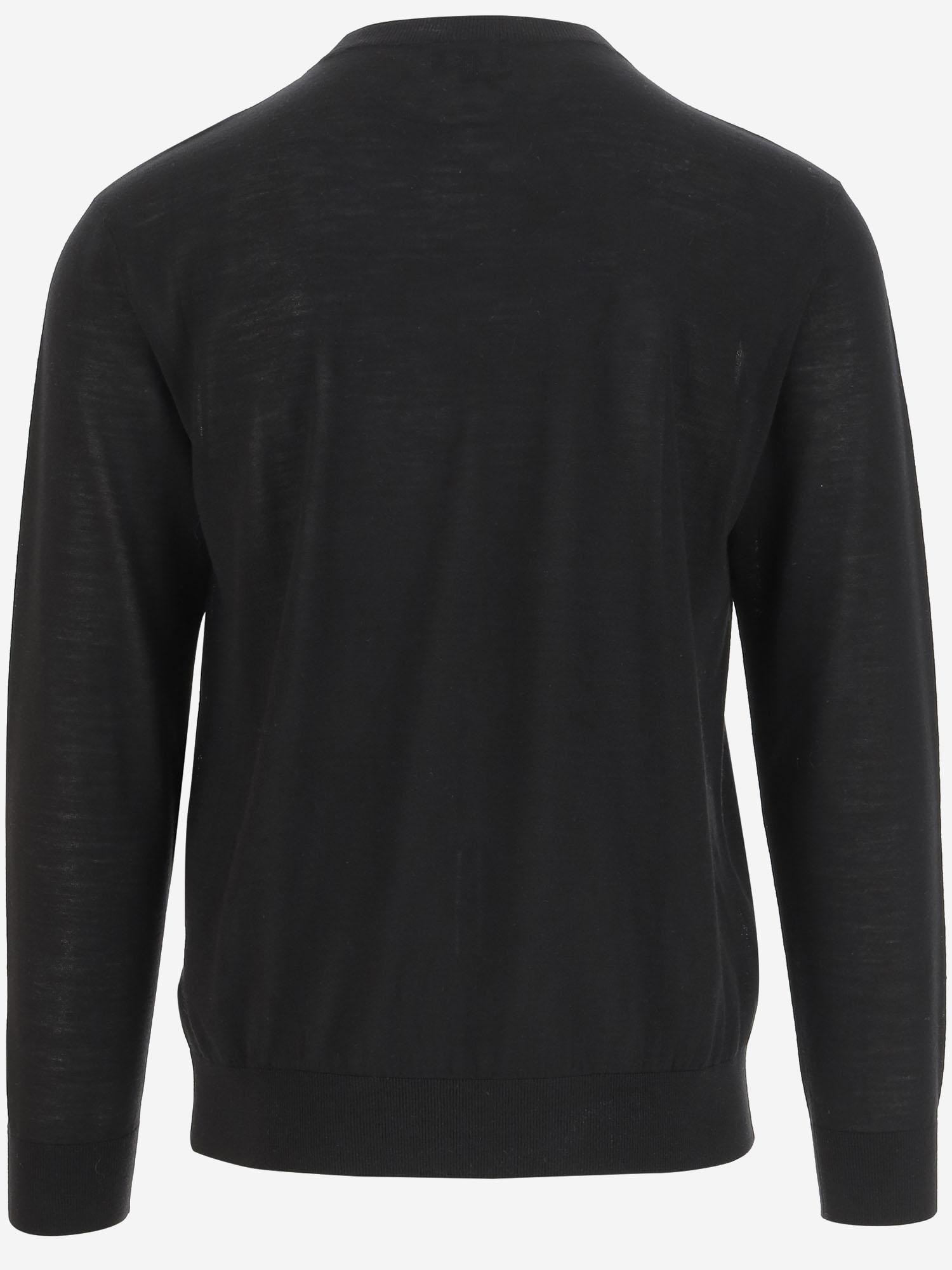 MAGLIONE IN LANA CON LOGO GM000976 AF14546FC003 GIORGIO ARMANI 