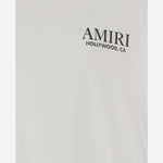 T-SHIRT IN COTONE CON STAMPA E LOGO AKJYTE 1036Ivory AMIRI KIDS 