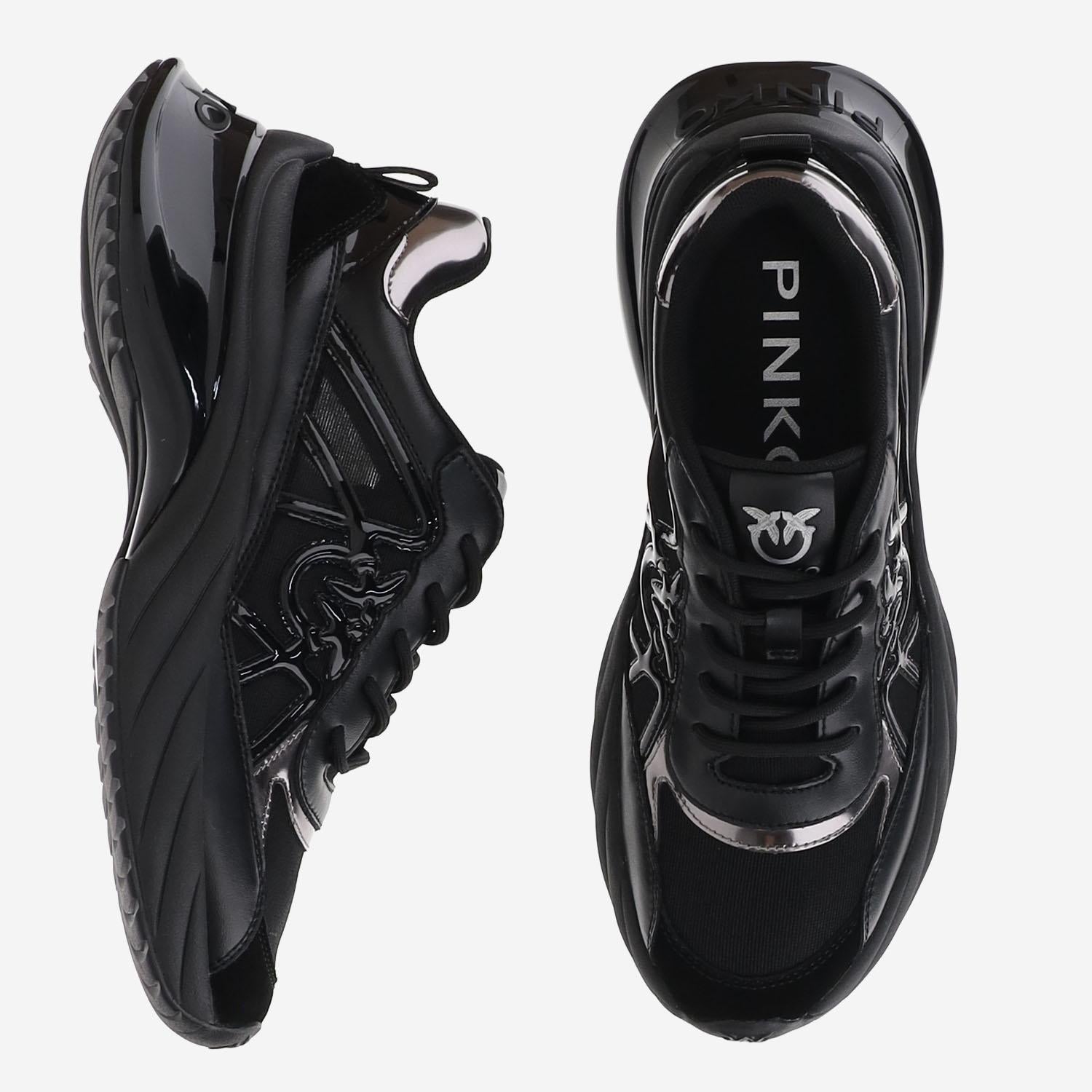 SNEAKERS ARIEL IN MISTO PELLE CON LOGO SS0135 P142Z99 PINKO 