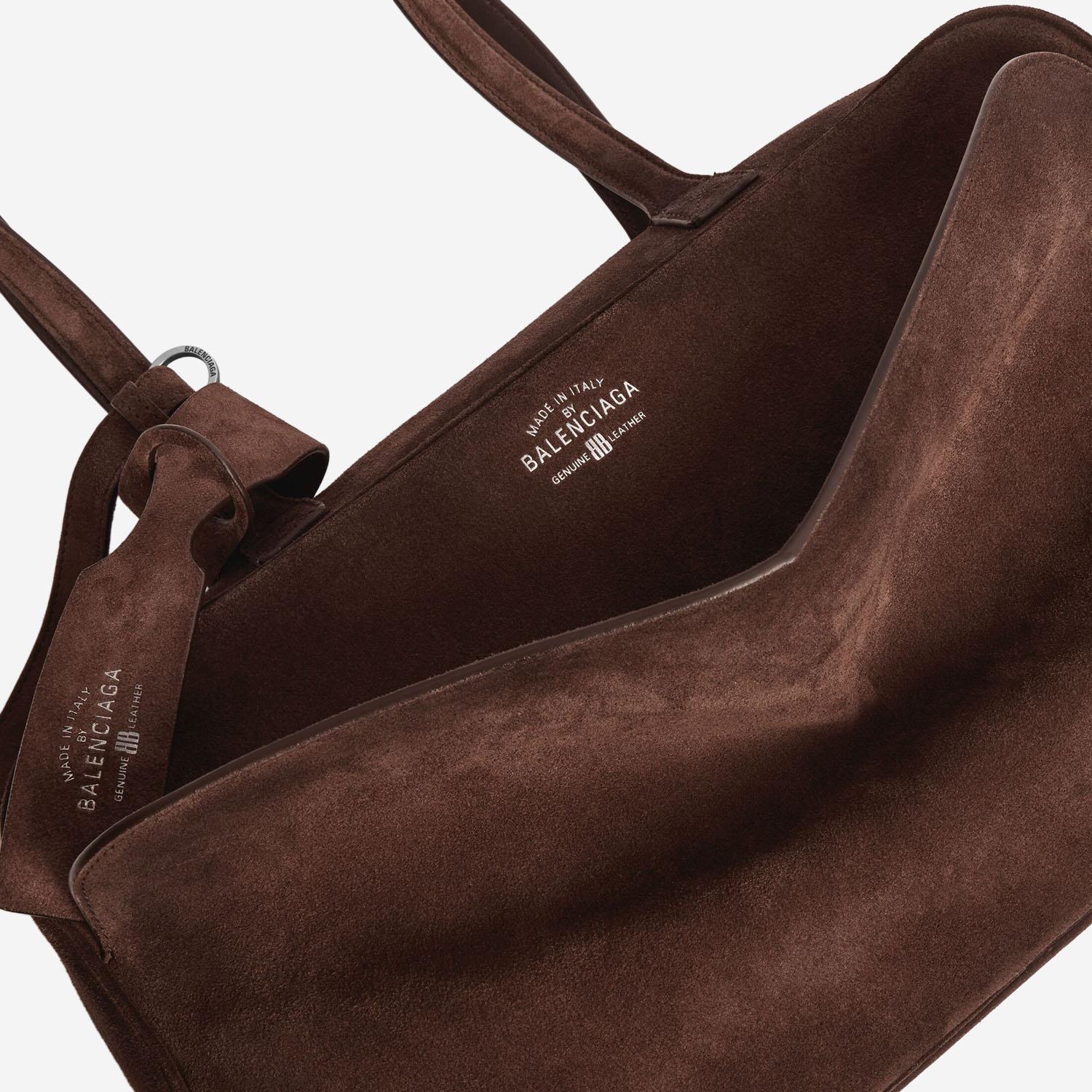 Borsa Bowling Carrie in pelle scamosciata 826425 2AB9G2308 BALENCIAGA 