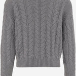 Maglione in cashmere U115WS CHARCOAL OLIVER LATTUGHI 