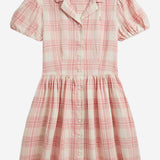 ABITO IN LINO E COTONE A QUADRI 313A11980 001 POLO RALPH LAUREN KIDS 