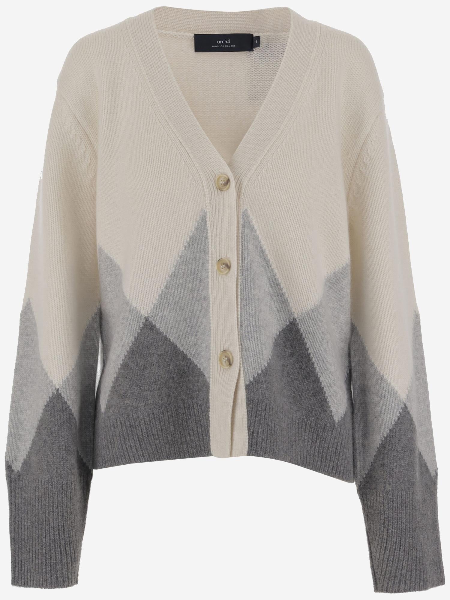 CARDIGAN IN CASHMERE CON SFUMATURE KNCD24285 220 ARCH4 