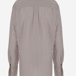CAMICIA IN MISTO COTONE CON MOTIVO A RIGHE 010734 1524802 DRIES VAN NOTEN 