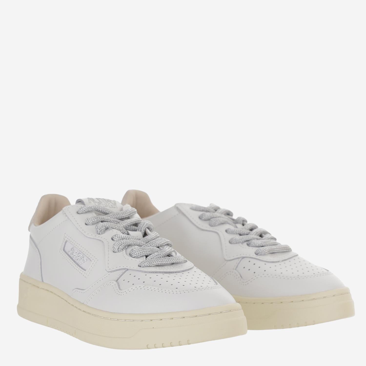 SNEAKERS MEDALIST LOW AULWSW02 LEATSWOLLWHTSILV AUTRY 