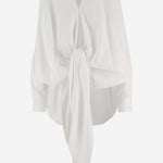 CAMICIA ROMY CON NODO FRONTALE E ORLO ASIMMETRICO WSH33 FAC1620001 DARKPARK 