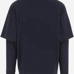 POLO A MANICHE LUNGHE IN COTONE MJE13 JER010051 DARKPARK 