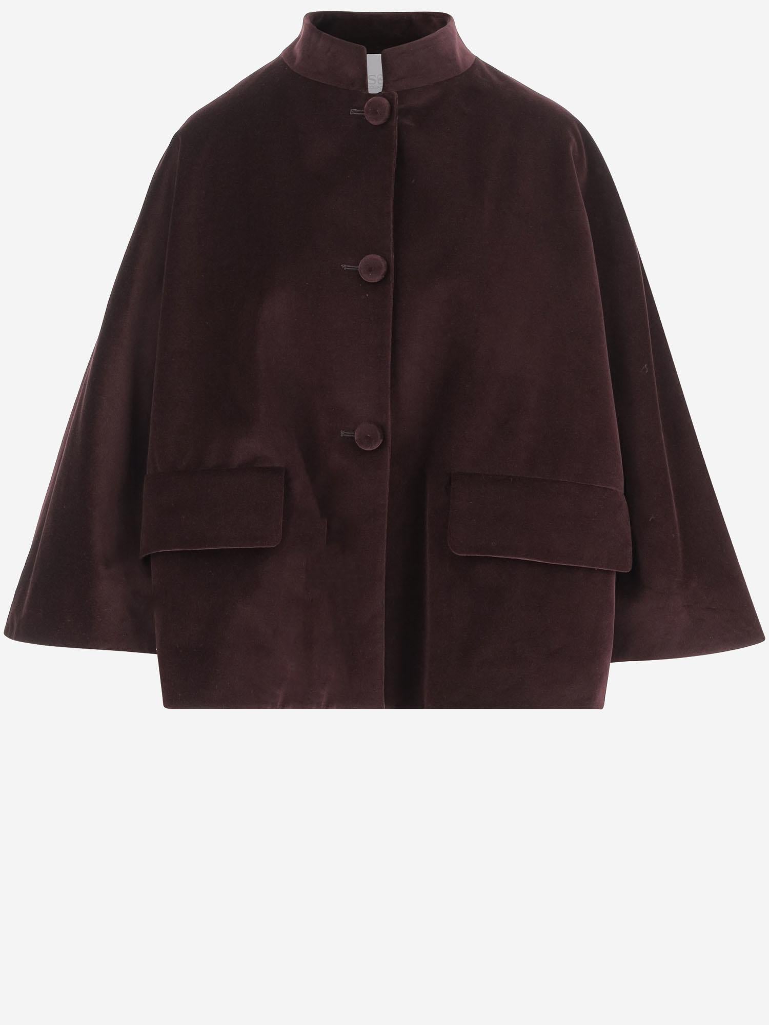 GIACCA IN VELLUTO DI COTONE A2667 4500457 SOI 