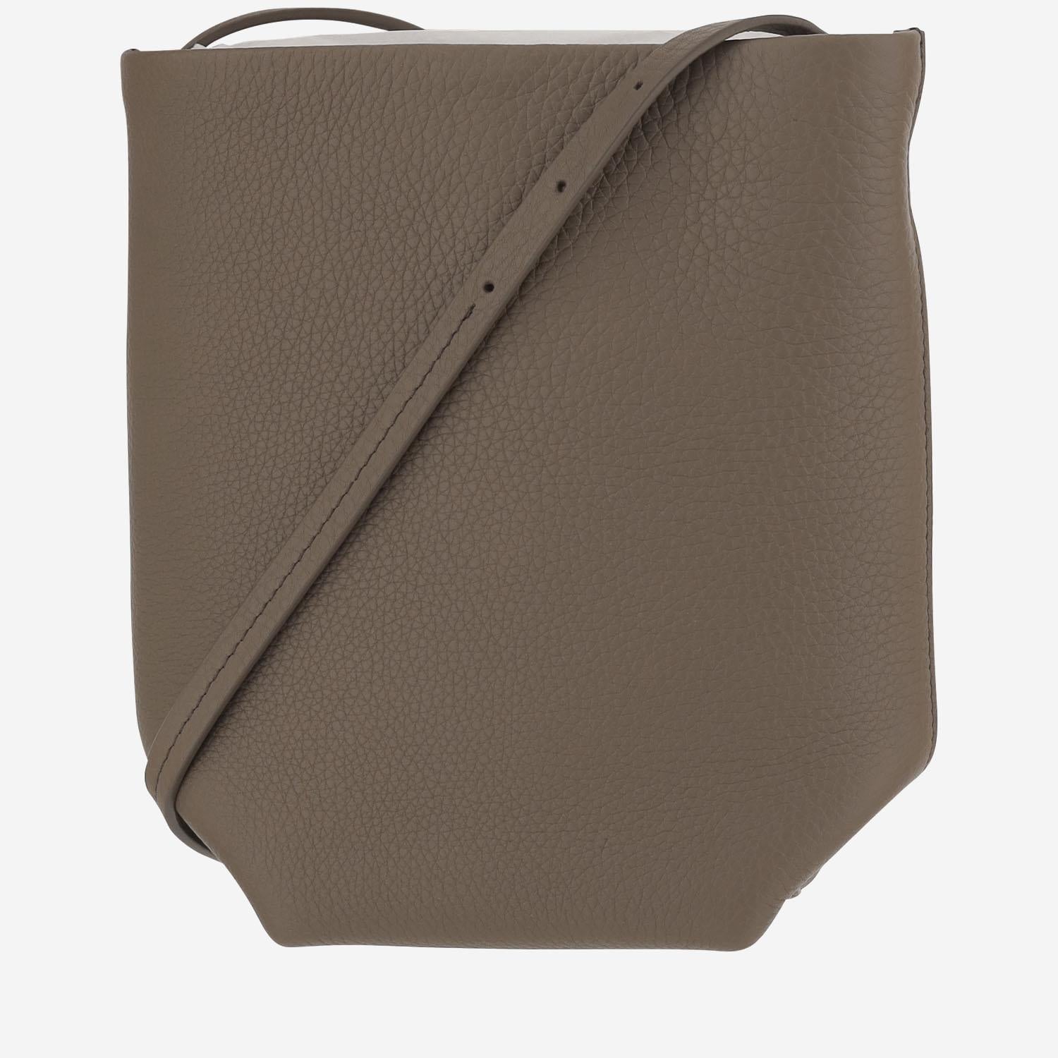 BORSA A TRACOLLA PARK IN PELLE W1863L129 SMKTA THE ROW 