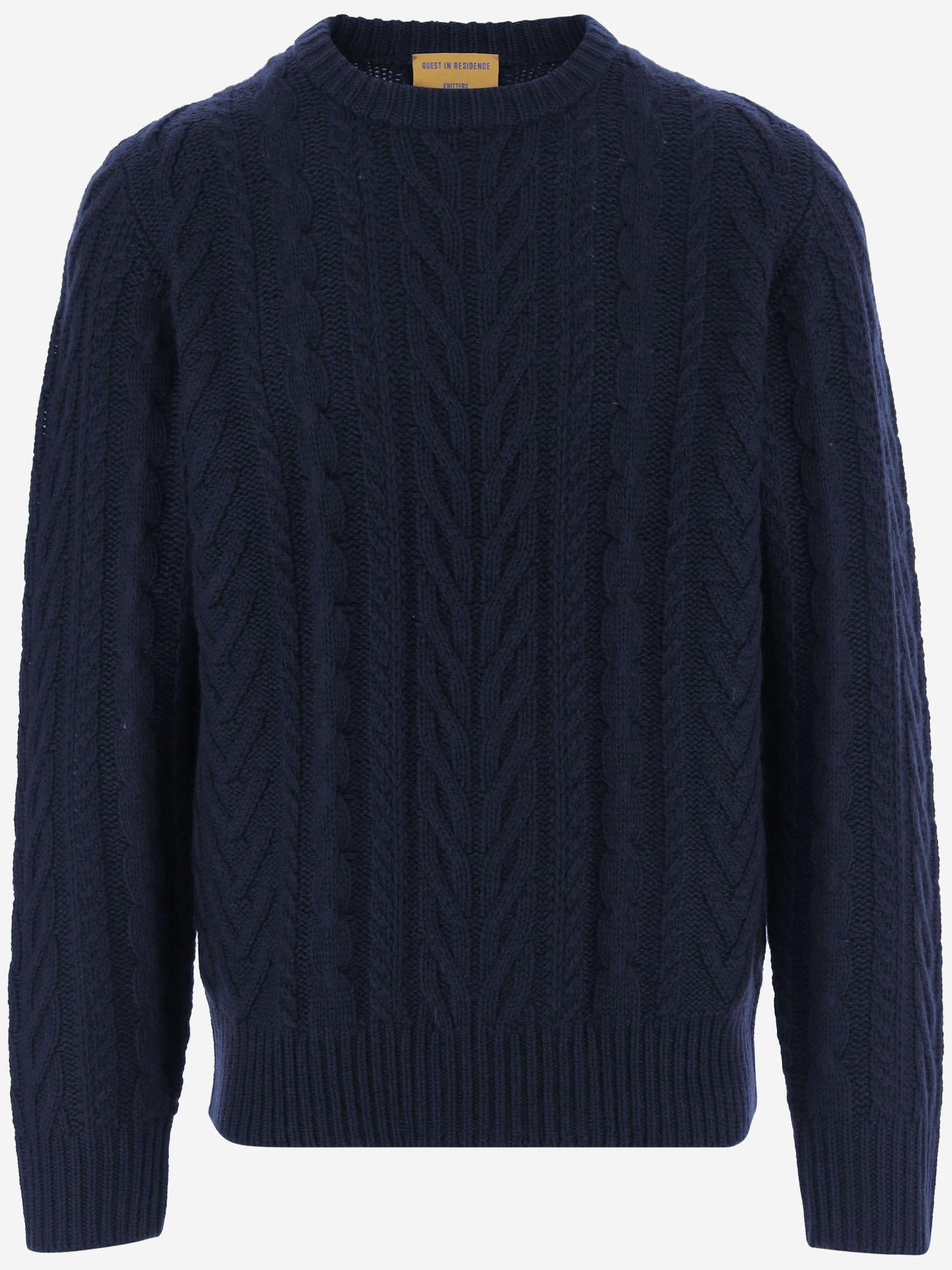 MAGLIONE IN CASHMERE con trecce M32819CH MID GUEST IN RESIDENCE 