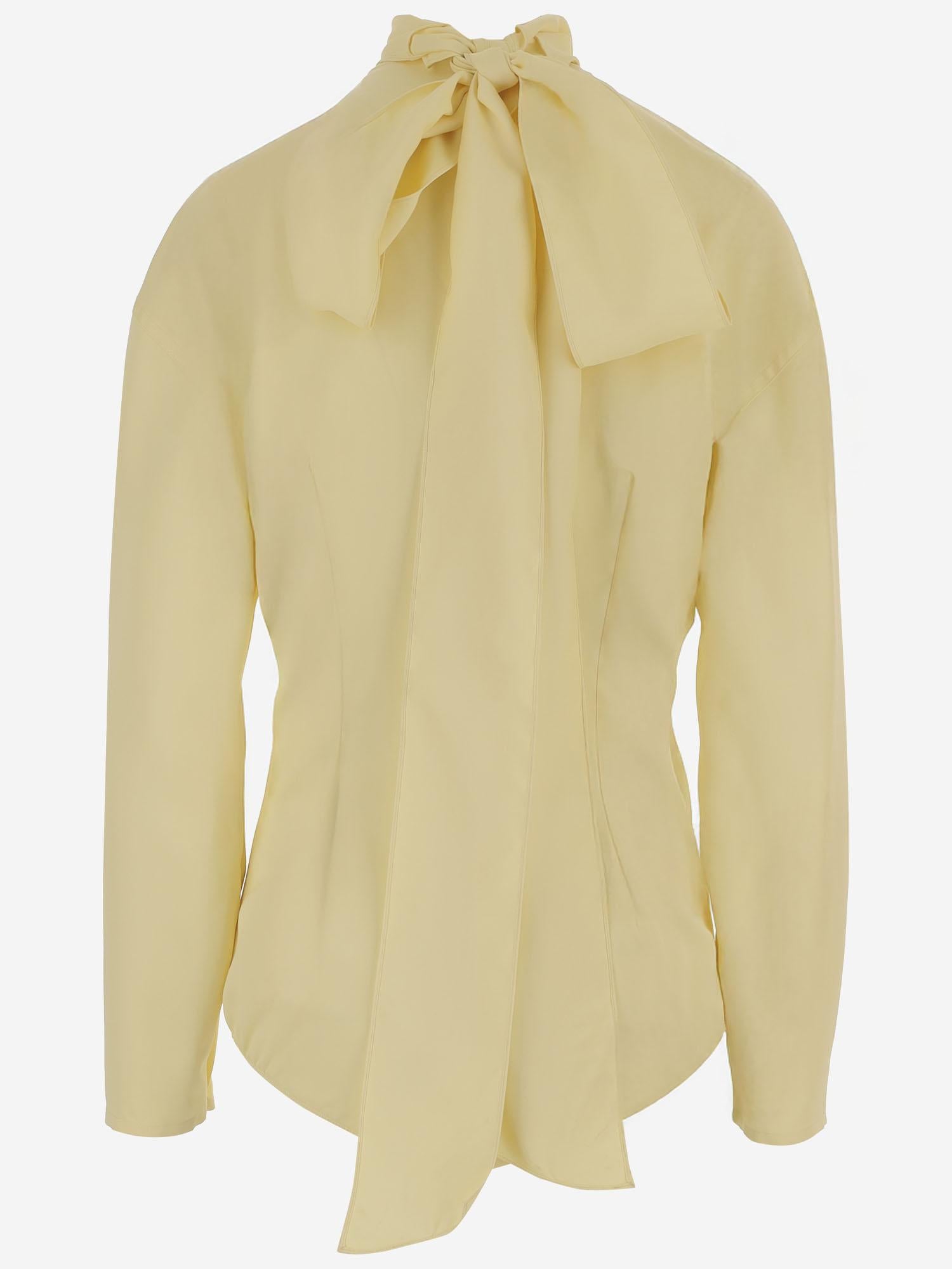 CAMICIA IN VISCOSA CON FIOCCO POSTERIORE 850982 ZATWW7281 GUCCI 