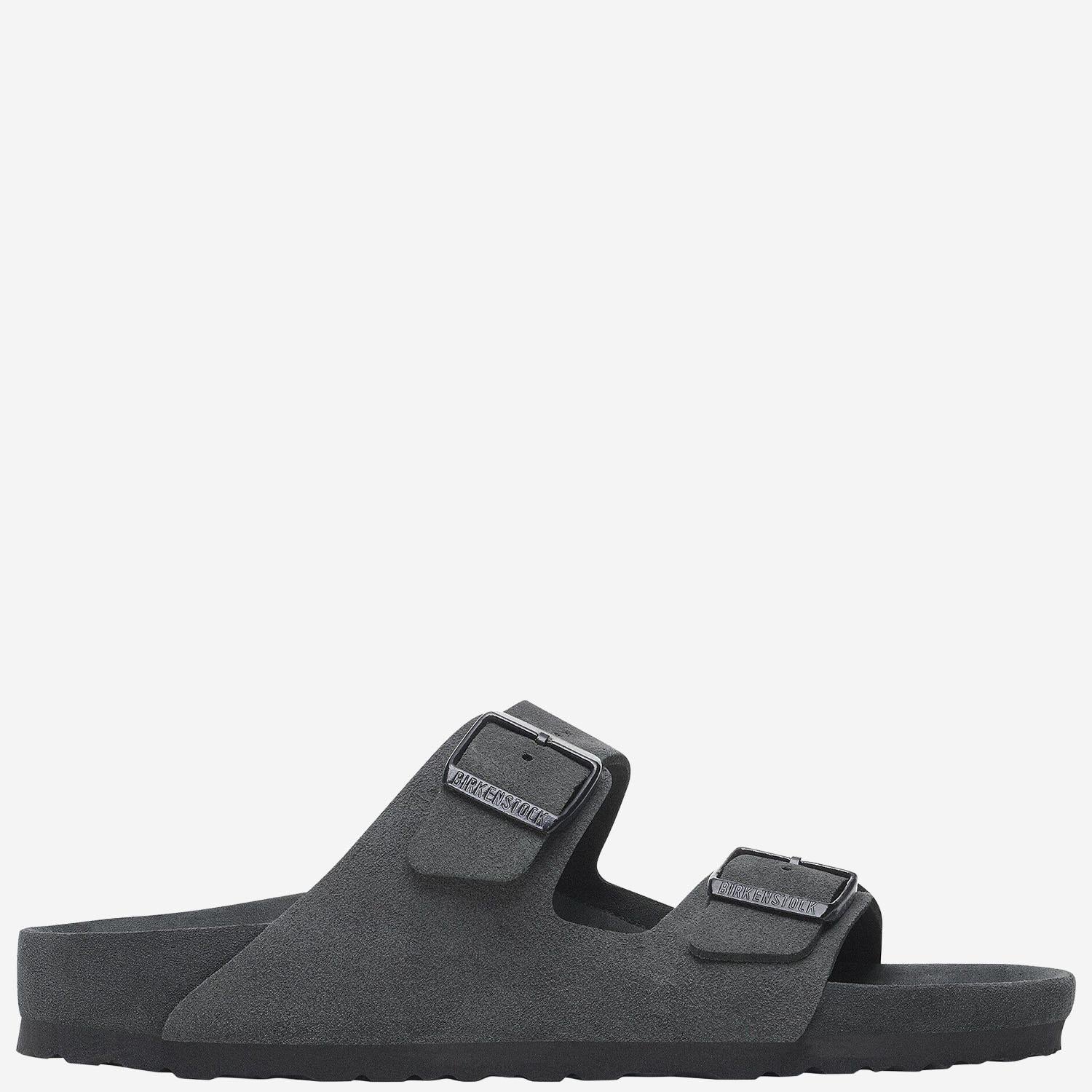SANDALI ARIZONA IN SUEDE 1018402 CHARCOAL BIRKENSTOCK 