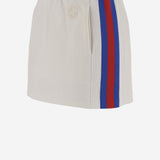 MINIGONNA IN JERSEY DI COTONE CON DETTAGLIO WEB 773725 XJF8W9088 GUCCI 