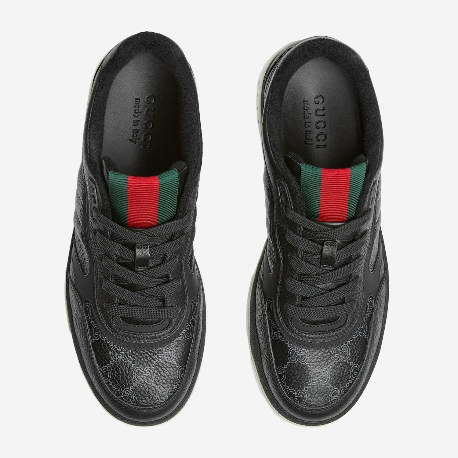SNEAKERS RE-WEB IN PELLE 857853 AAFOO1082 GUCCI 