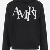 FELPA IN COTONE CON LOGO SFALSATO AMJYHD 1094Black AMIRI 