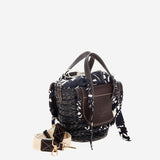 BORSA HABANERA IN PELLE E RAFIA HABANERASILK ECLIPSE CUBA LAB 