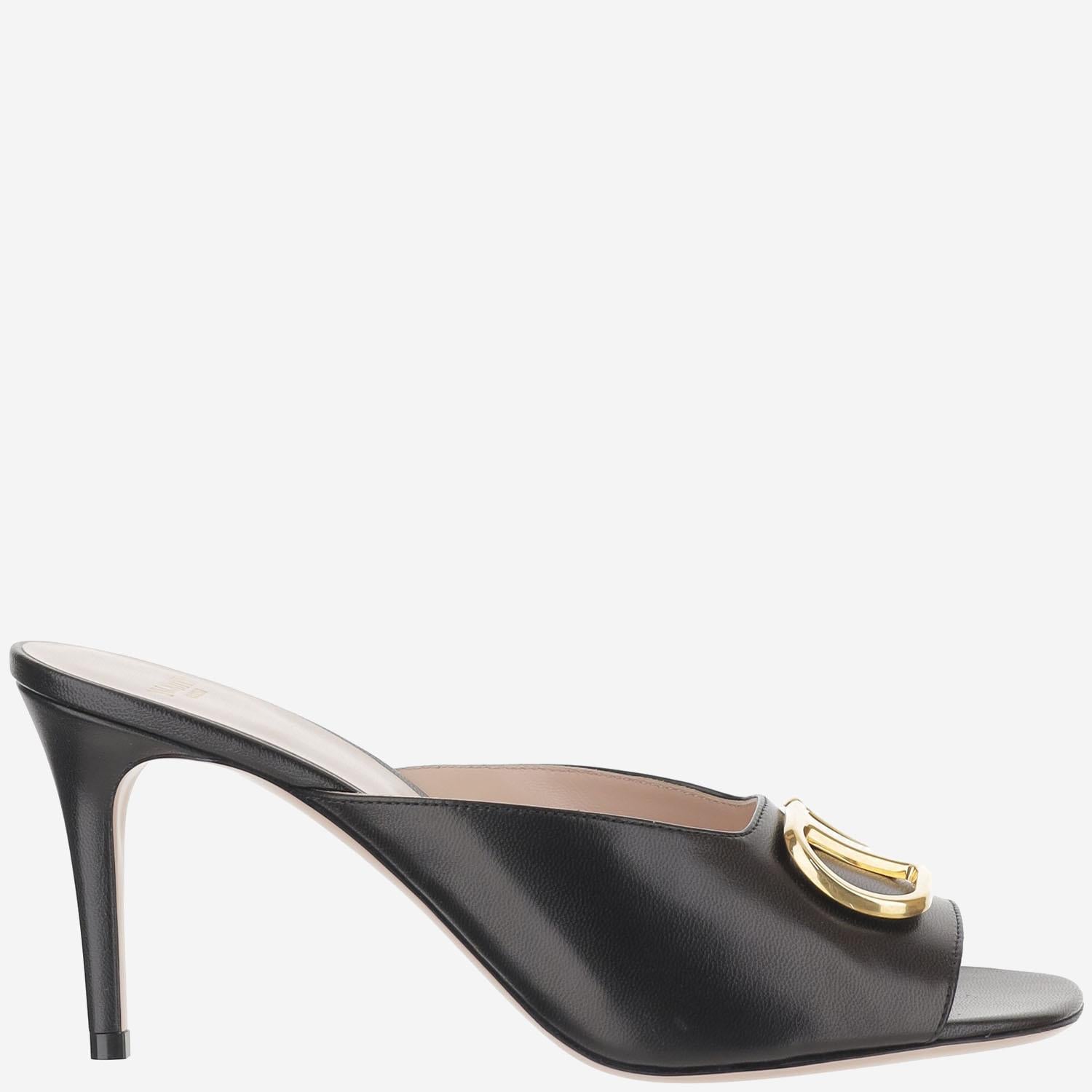 SANDALI CON TACCO IN PELLE 8W0S0NQ4 ZIC0NO VALENTINO GARAVANI 