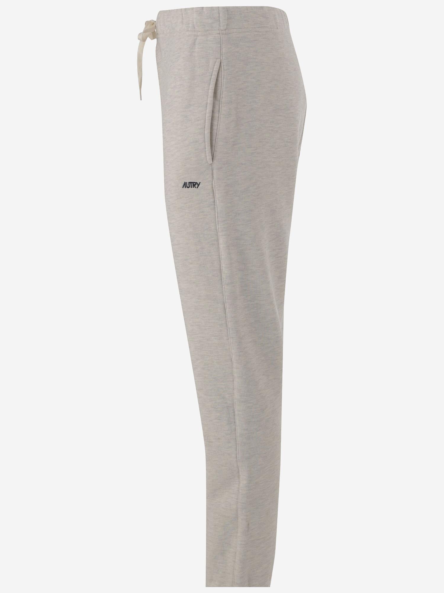 JOGGERS IN COTONE CON LOGO SPPMA3JM JERSEYMELANGE AUTRY 