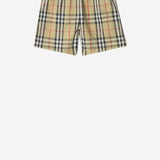 SHORTS DA BAGNO CON MOTIVO CHECK 8117147 SANDIPCHECK BURBERRY KIDS 