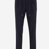 PANTALONI IN LANA STRETCH PNEWMAN 550019B3405 TAGLIATORE 
